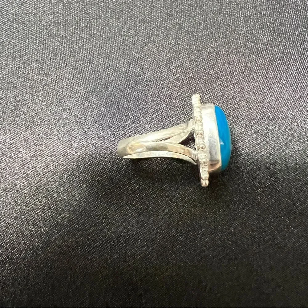 Sterling Silver Genuine Botswana Agate Gemstone Handmade Jewelry Ring Size 8.5 - Picture 8 of 10